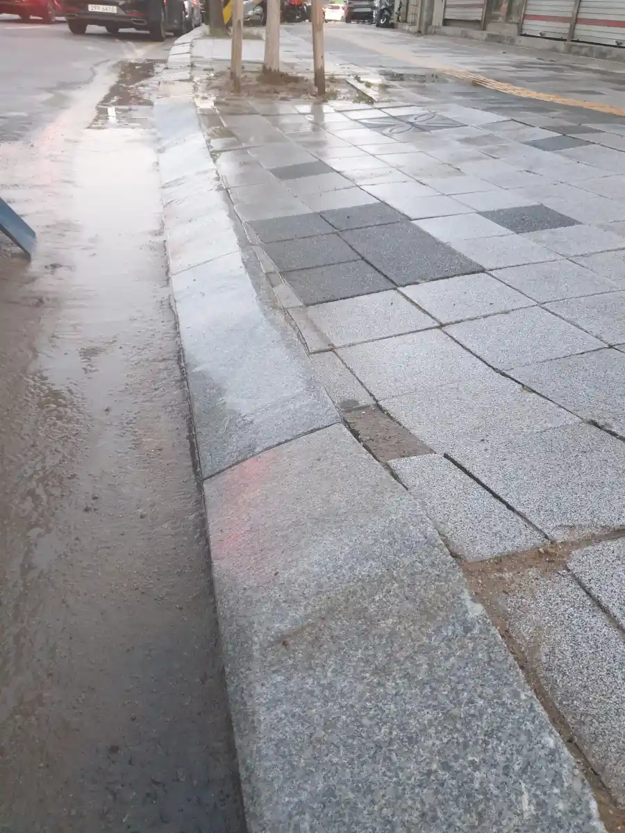 성동 화강석포장 시공 전