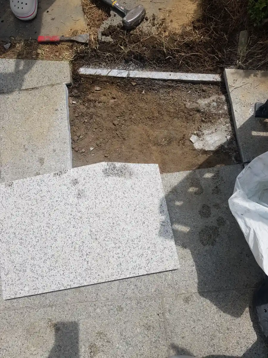 부천 판석시공 시공 전